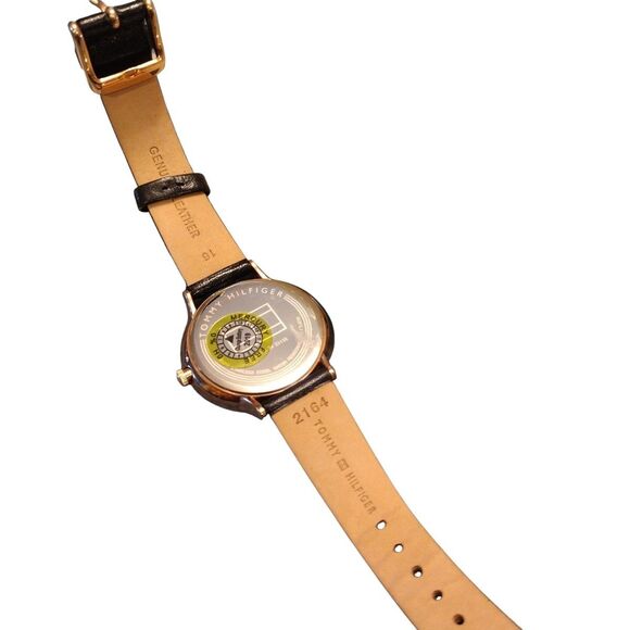 Tommy Hilfiger Rose Gold Bezel Watch 1781853 Leather Band 2016 NEW BATTERY NIB - Picture 12 of 16